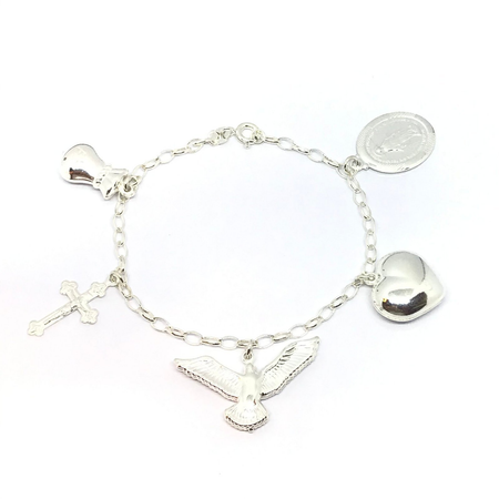 Pulsera con dijes varios colgantes