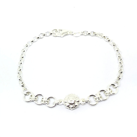 Pulsera rolo con dije