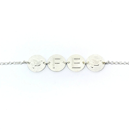 Pulsera rolo con FE