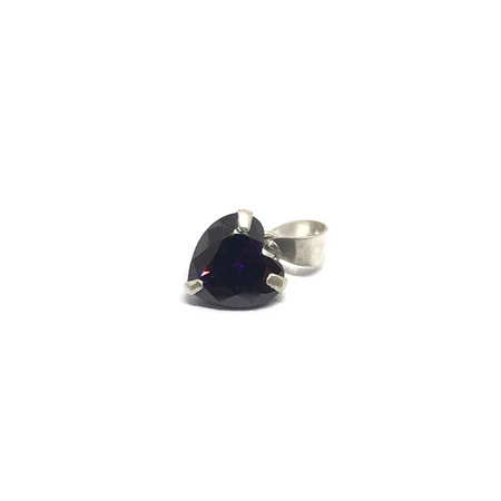 Dije cubic redondo de 8mm engarzado