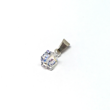 Dije de cubo cristal nuevo