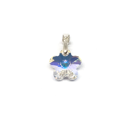 Dije de flor cristal