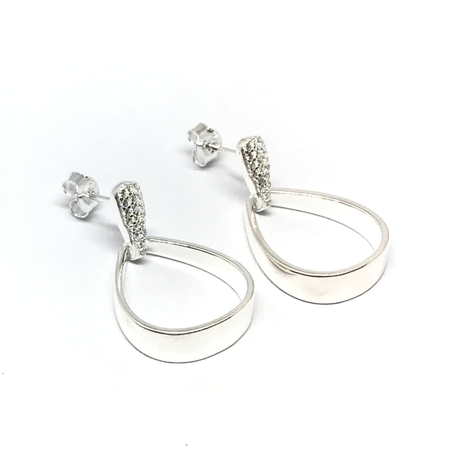 Aros colgantes gota calada con cubic nuevo4