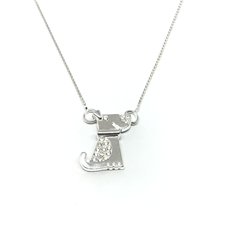 Cadena veneciana con perrito con cubic nuevo4
