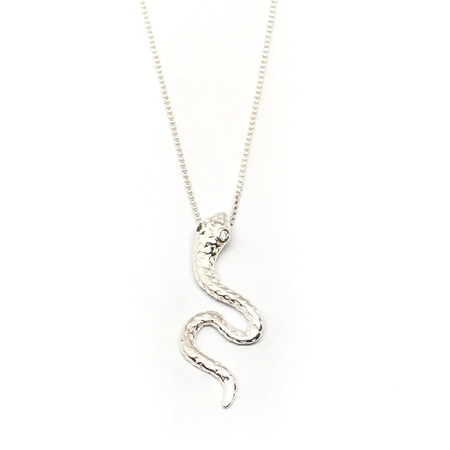 Cadena veneciana con serpiente con cubic nuevo