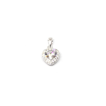 Dije de flor con cubic en colores varios nuevo