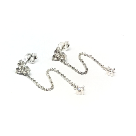 Aros largos con cadena y cubic nuevo10