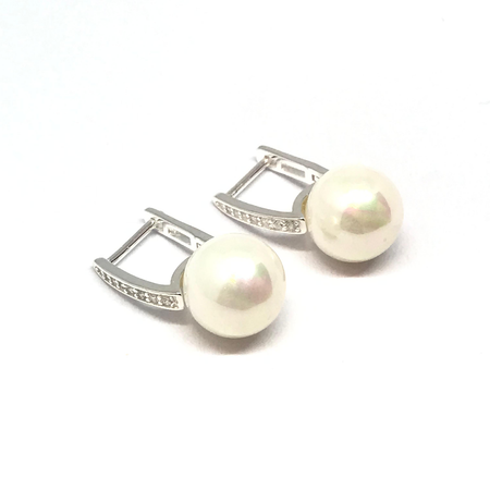 Aros argolla con cubic y perla nuevo10