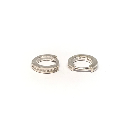 Aros argolla de 10mm con cubic nuevo10