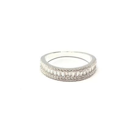 Anillo medio sin fin con cubics combinados nuevo12