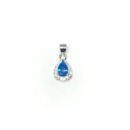 Dije de gota con cubic en colores varios nuevo12