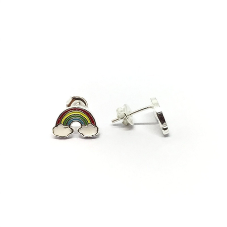 Aros de arco iris esmaltado