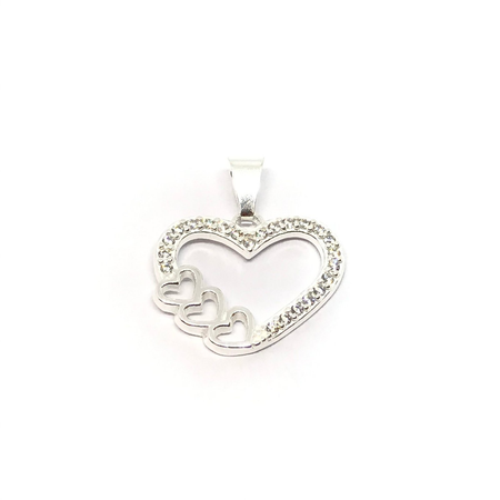Dije de gota con cubic COLORES VARIOS