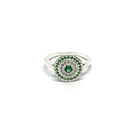 Anillo con circulos en cubic