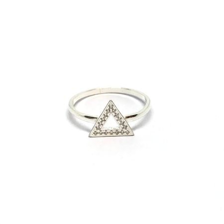 Anillo triangular con cubic