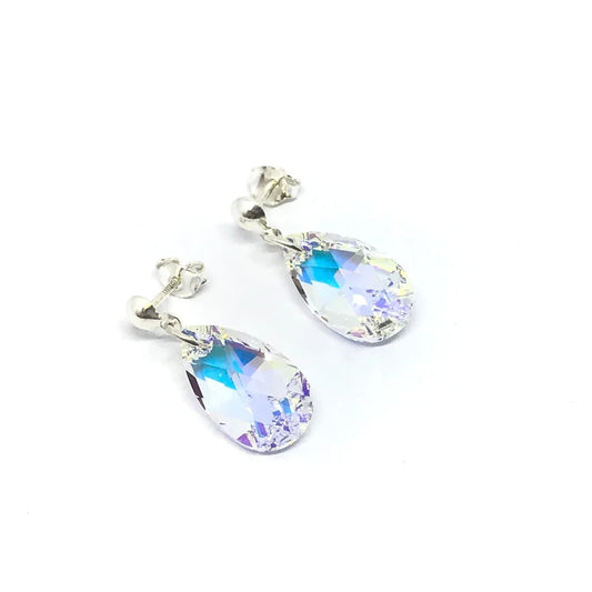 Aros colgantes linea cristal