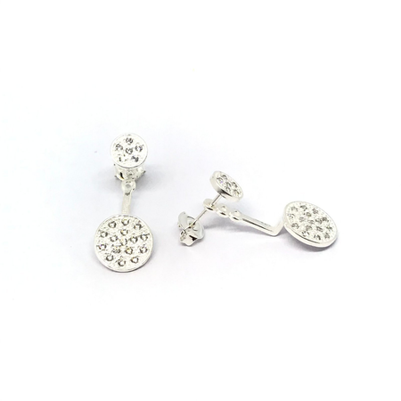 Aros con cubic estilo abanico