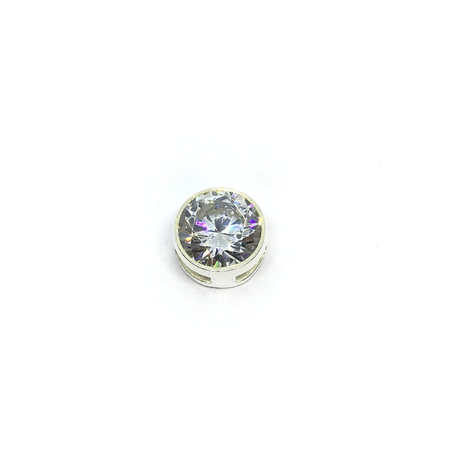 Dije de cubic engarzado colores varios