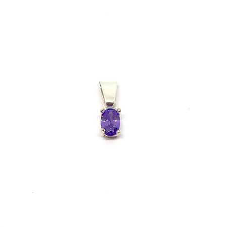 Dije cubic oval colores varios