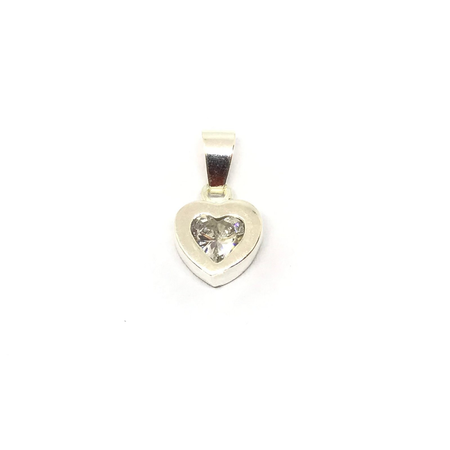 Corazon con cubic de 7mm