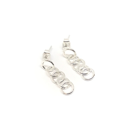 Aros colgantes con 5 arandelas