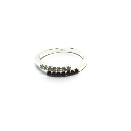 Anillo doble con cubic
