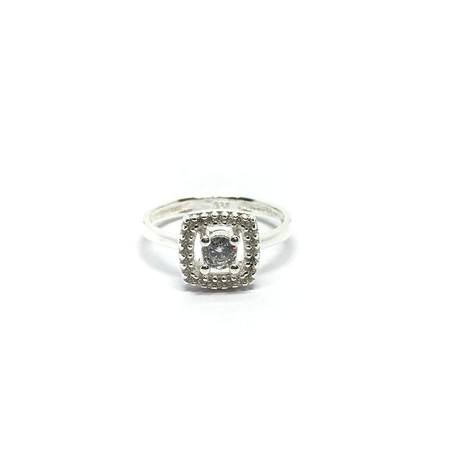 Anillo cuadrado con cubics combinados