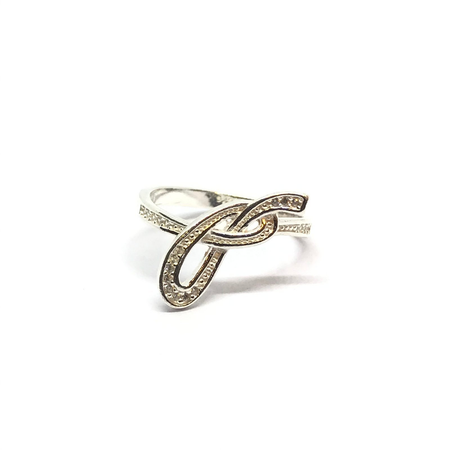 Anillo del nudo con cubic