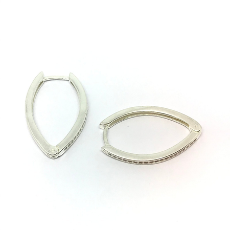 Aros argolla con cubic