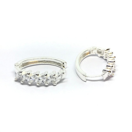 Argollas importantes con cubic estilo gota