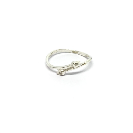 Anillo de hojas con cubic