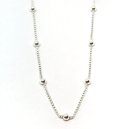 Cadena italiana con bolitas de 40 cm