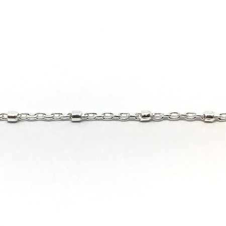 Cadena italiana con bolitas combinadas de 40cm