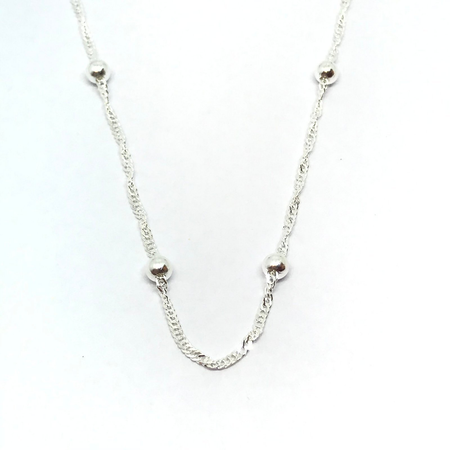 Cadena singapour con bolitas de 40cm