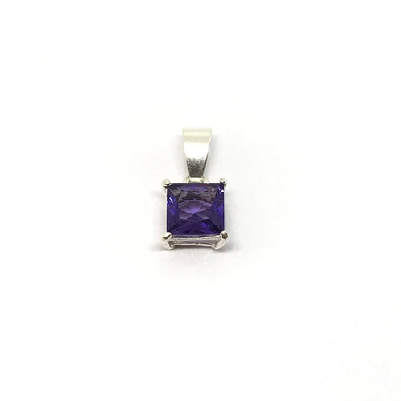 Dije cubic cuadrado en colores varios