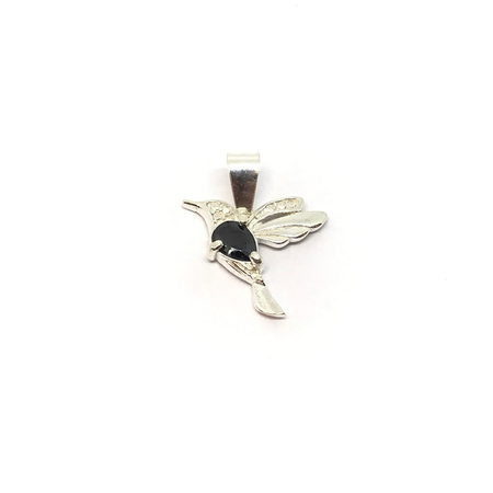 Dije colibri con cubic en colores varios