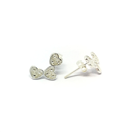 Aros triple corazon
