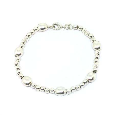 Pulsera de bolita con semilla combinada