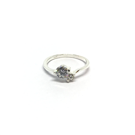 Anillo con doble cubic