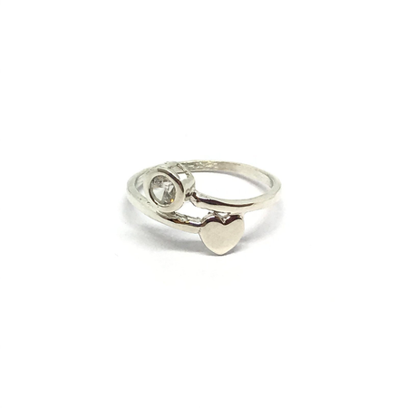 Anillo con corazon y susanito en colores varios