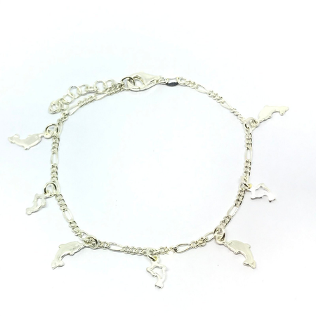 Pulsera 3x1 con dijes colgantes