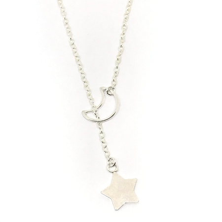 Corbatero con luna pasante y estrella