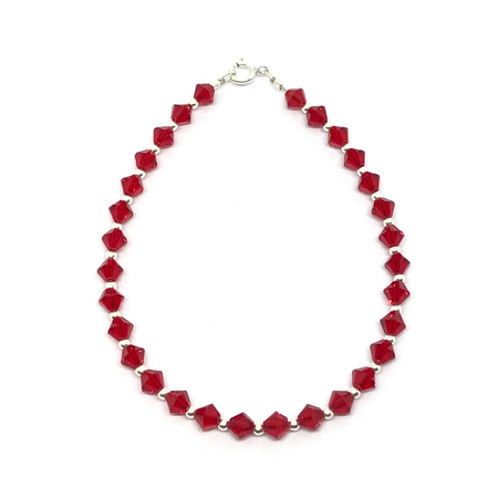Pulsera cristal con bolitas