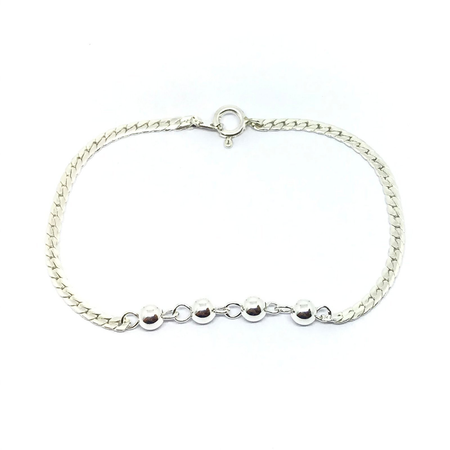 Pulsera con bolitas
