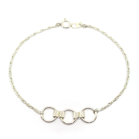 Pulsera con arandelas
