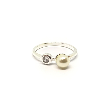 Anillo con susanito y perla